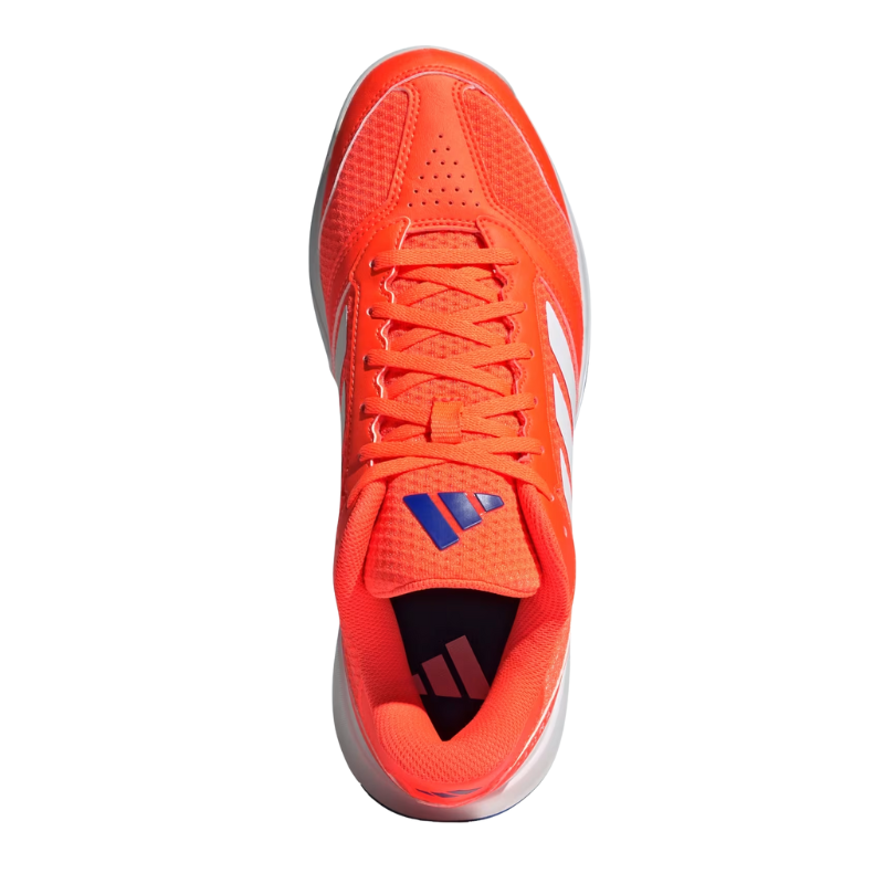 Tênis Adidas de Quadra Ligra 8 Branco e Laranja