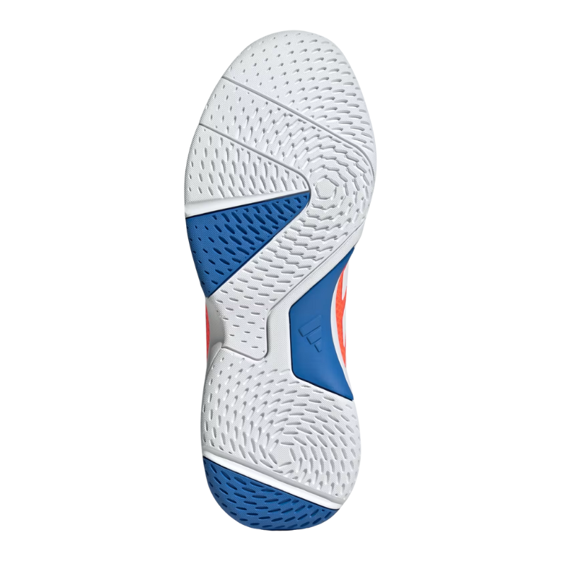 Tênis Adidas de Quadra Ligra 8 Branco e Laranja