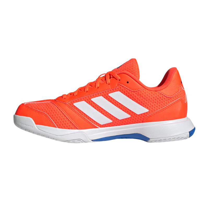 Tênis Adidas de Quadra Ligra 8 Branco e Laranja