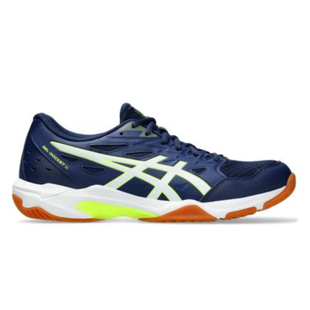 Tênis ASICS Gel-Rocket 11 - Azul/Amarelo