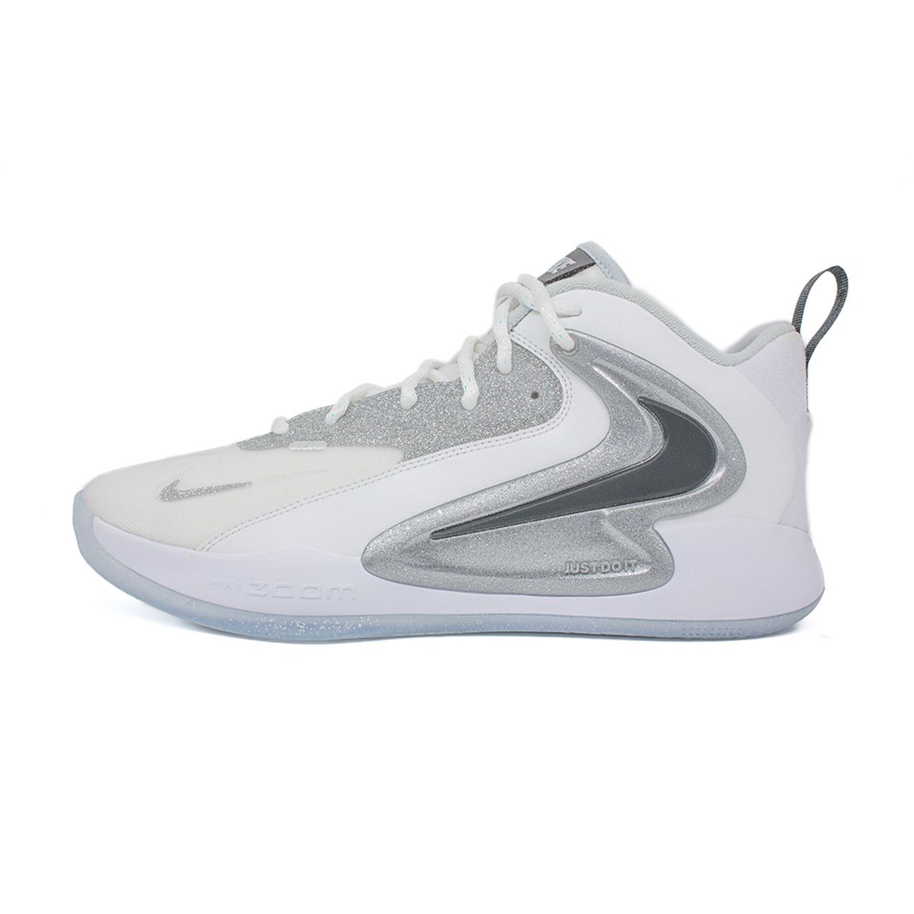 Tênis Nike HyperSet 2 Vôlei - Branco Summit/Prata Metálico/Platina Pura