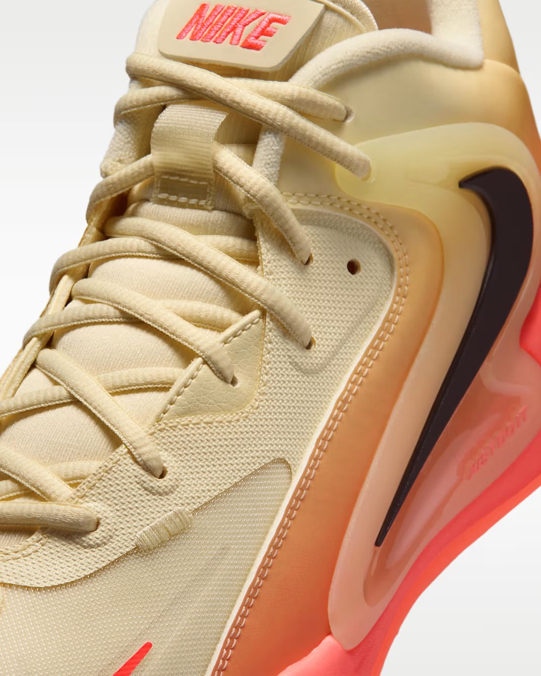 Tênis Nike HyperSet 2 Vôlei - Bege/Laranja Sunset