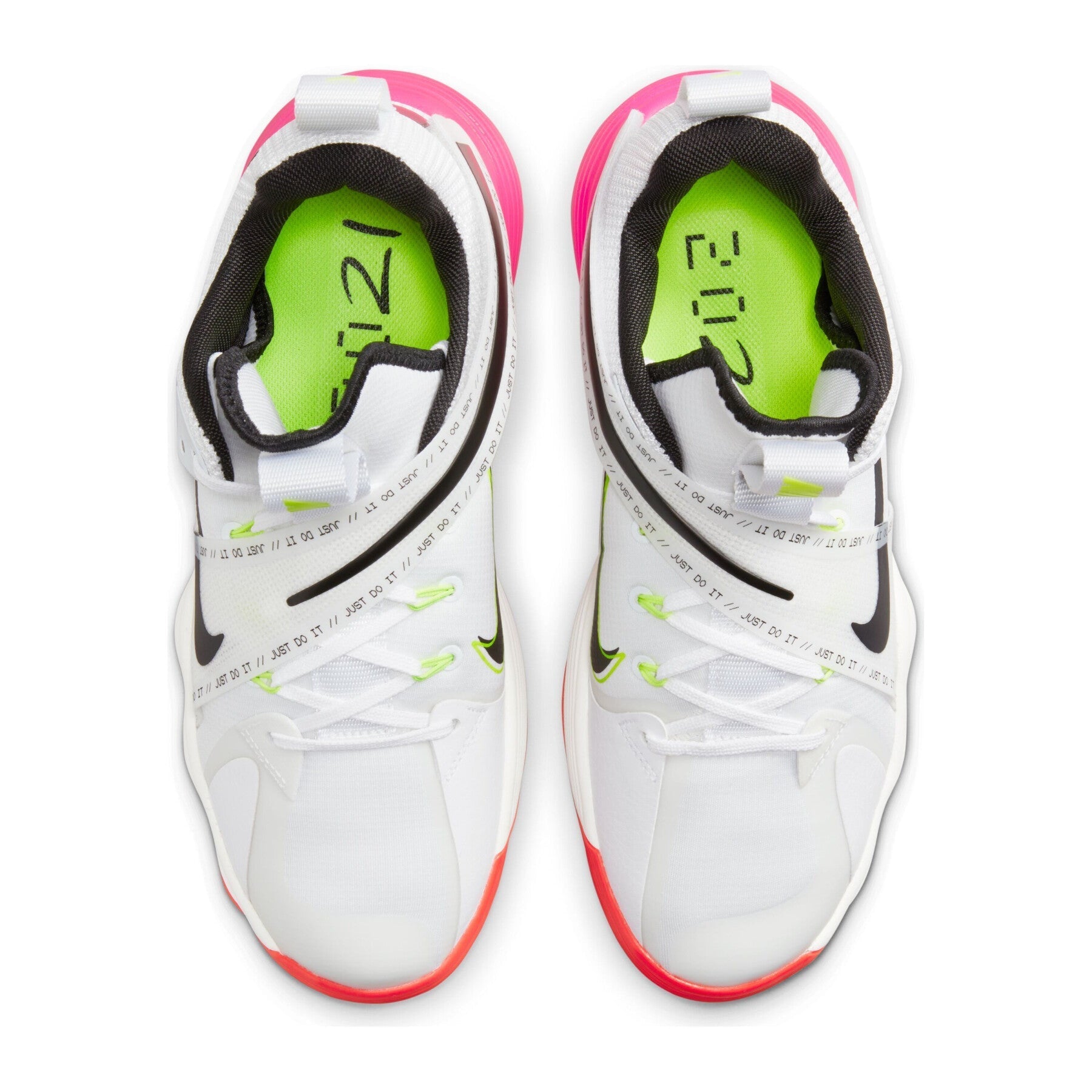 Tênis Nike React HyperSet Vôlei - Branco - Rosa