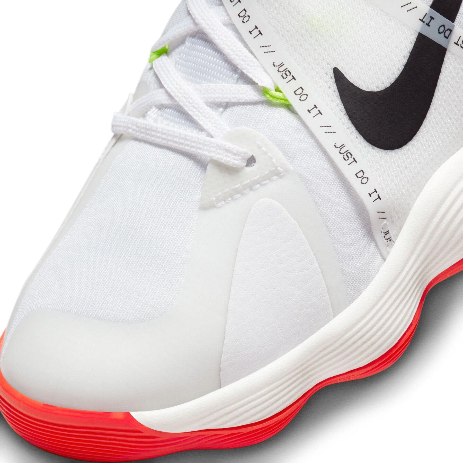 Tênis Nike React HyperSet Vôlei - Branco - Rosa