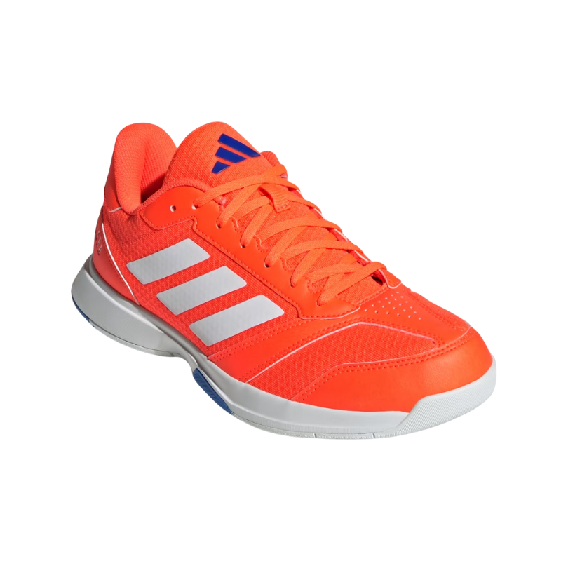 Tênis Adidas de Quadra Ligra 8 Branco e Laranja