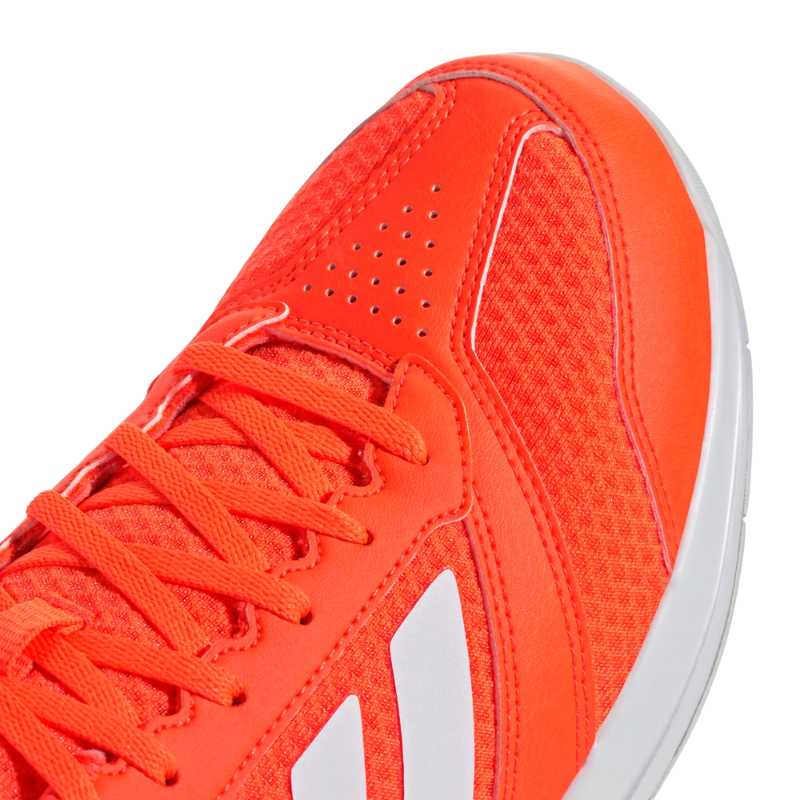 Tênis Adidas de Quadra Ligra 8 Branco e Laranja