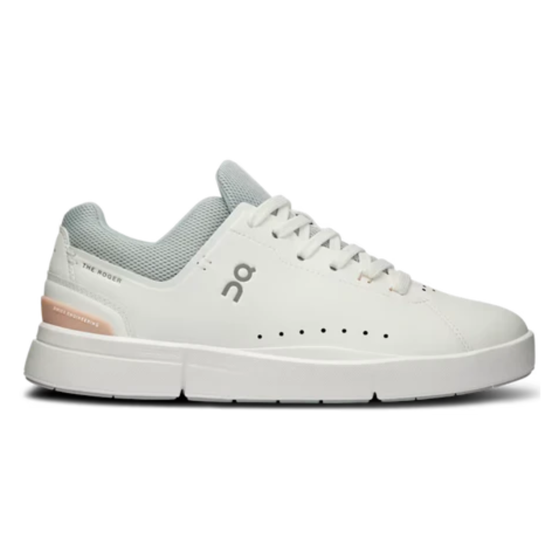 On Running The Roger Advantage White | Rosehip
