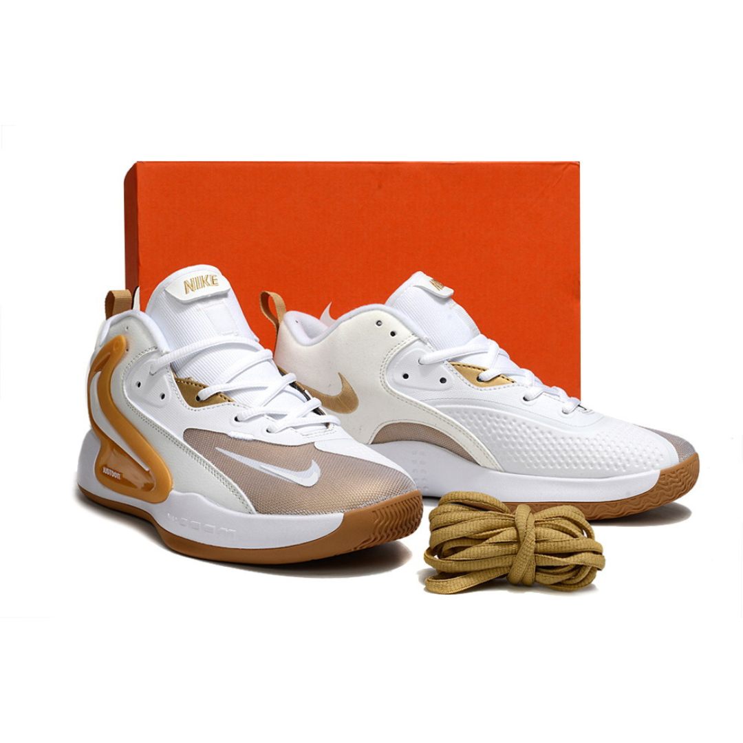 Tênis Nike HyperSet 2 Vôlei - Branco - Dourado